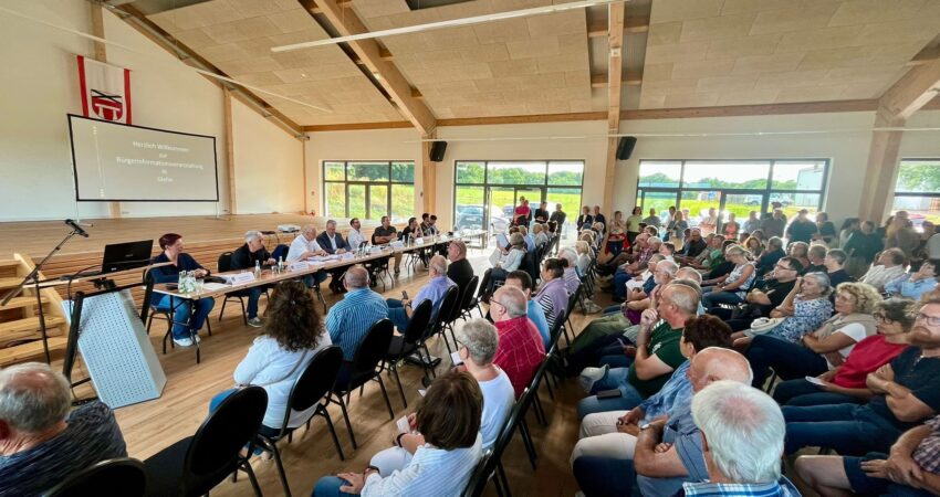 Versammlung Glen Windkraft